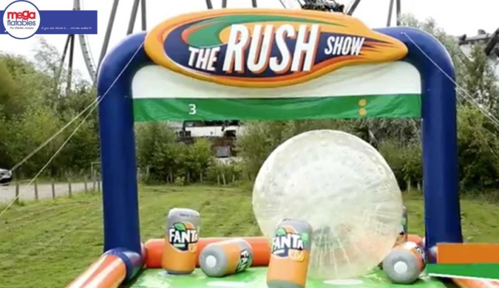 inflatable Fanta the rush show