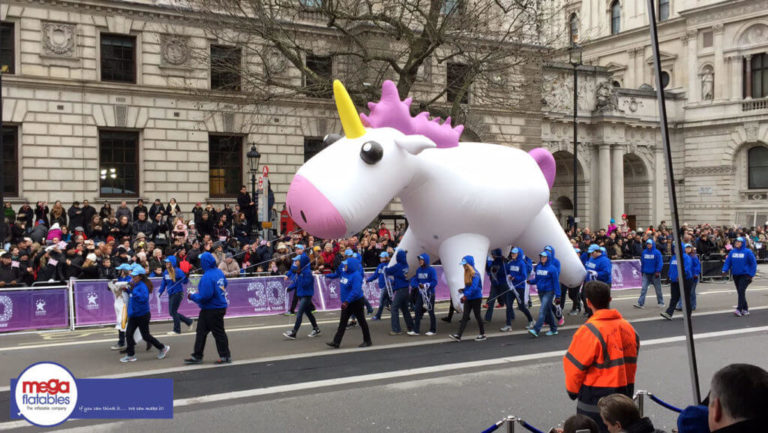 Giant Inflatable Animals for Hire, Giant Inflatable Unicorn by Megaflatables