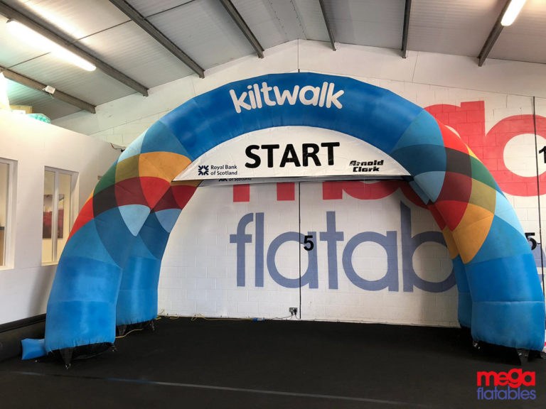 Kiltwalk race start arch