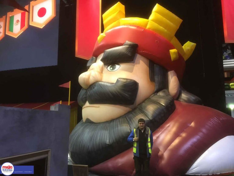 Giant Inflatable Clash Royale King