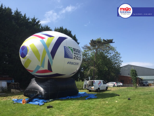 Inflatable Rugby WC giant ball