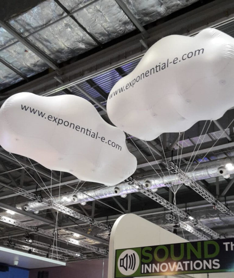 Exponential-Ee Two Inflatable Clouds