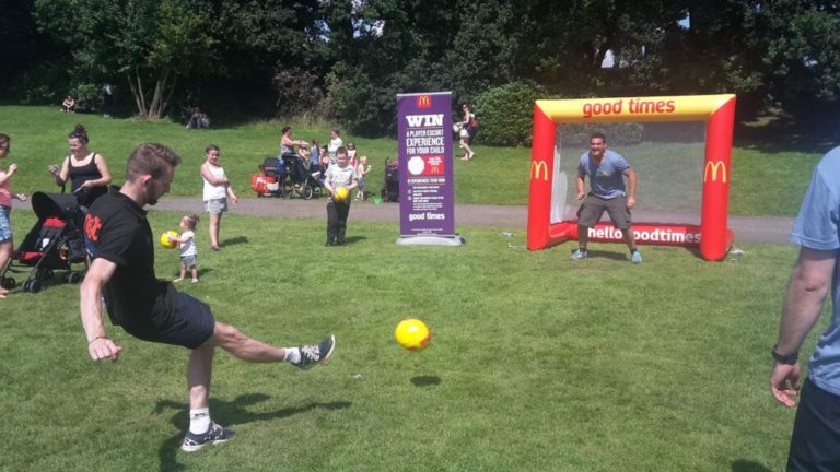 Inflatable McDonalds Penalty Shootout Goal