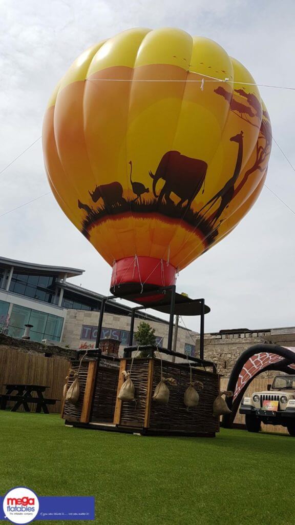 African Safari Hot Air Balloon Styled Inflatable Blimp