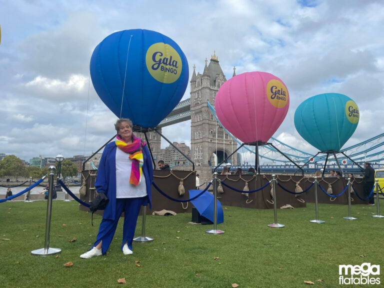 branded inflatable hot air balloon