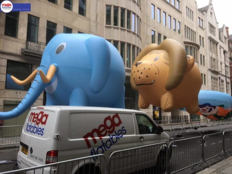 Giant Inflatable Parade Animals Lion and Elephant