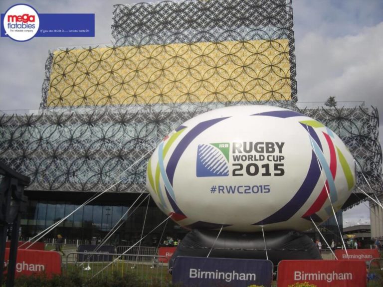 Rugby World Cup 2015 Inflatable Rugby Ball Birmingham