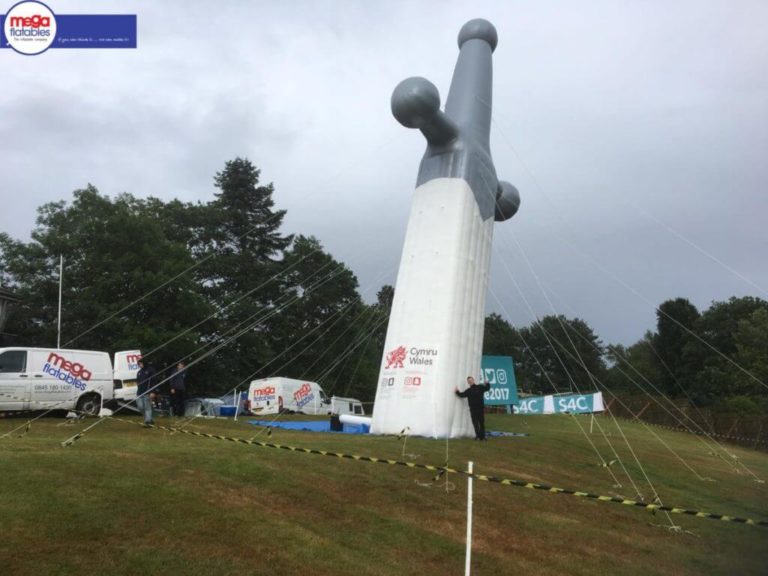 Giant Inflatable Sword in the Ground