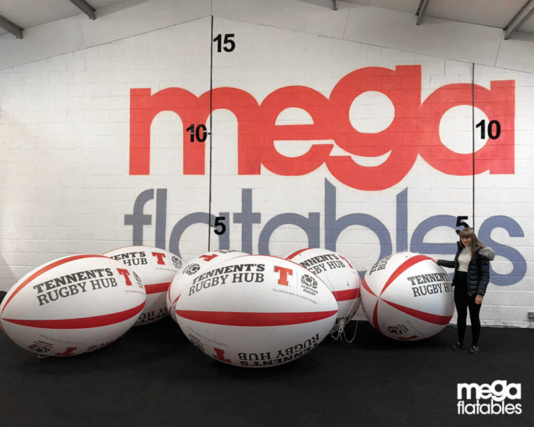 Tennants Rugby Hub Inflatable Rugby Balls