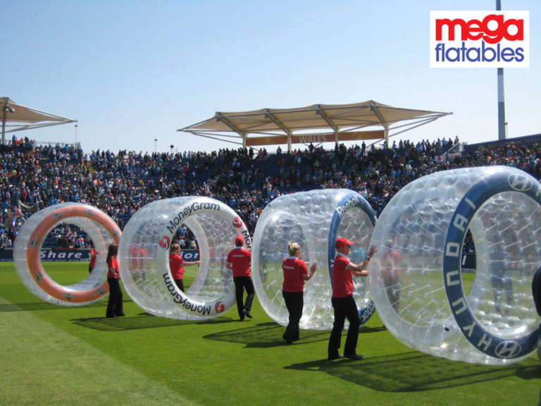 Giant Inflatable Zorb Wheels Stadium