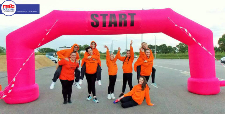 Giant Inflatable Pink Start Arch Events Inflatables