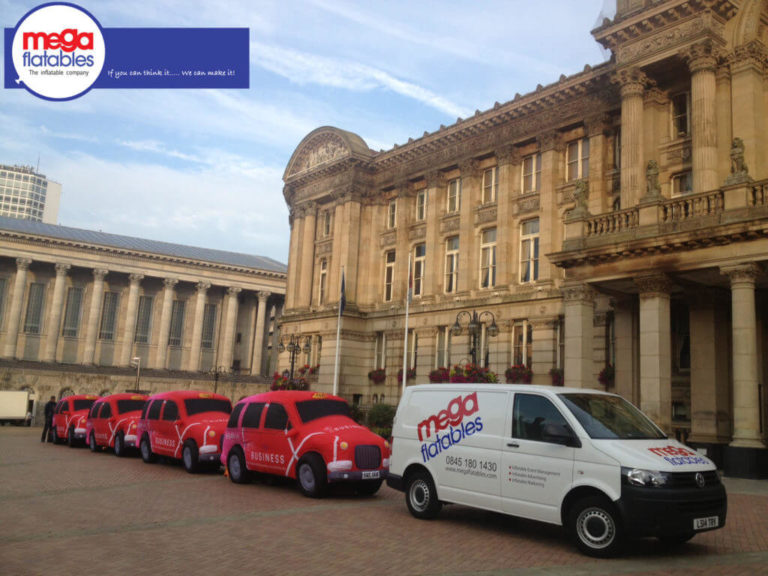 Giant Inflatable Virgin Media Taxis London