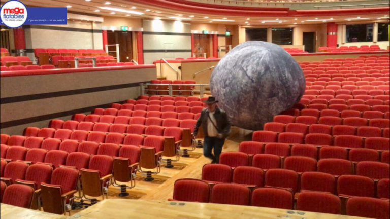 Giant Inflatable Sphere In Lecture Room