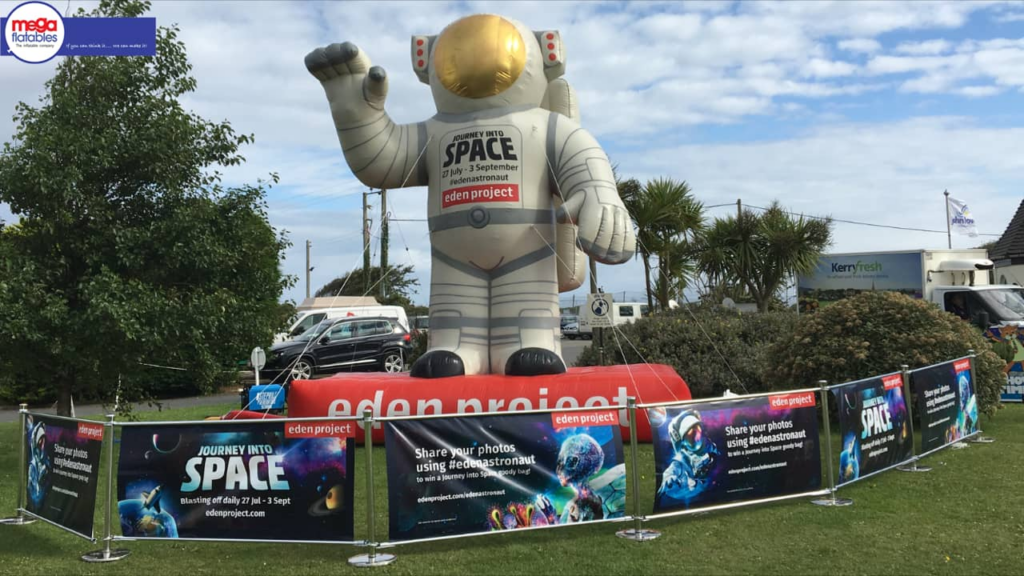 inflatable spaceman eden project