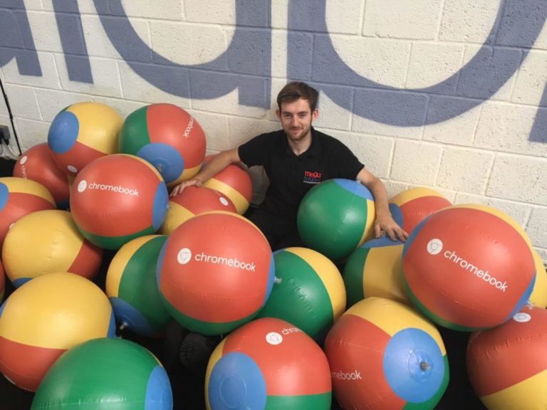 Small Inflatable Chromebook Spheres Collection