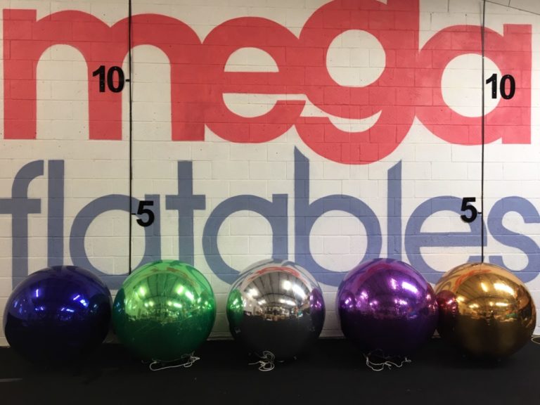 Inflatable Chrome spheres