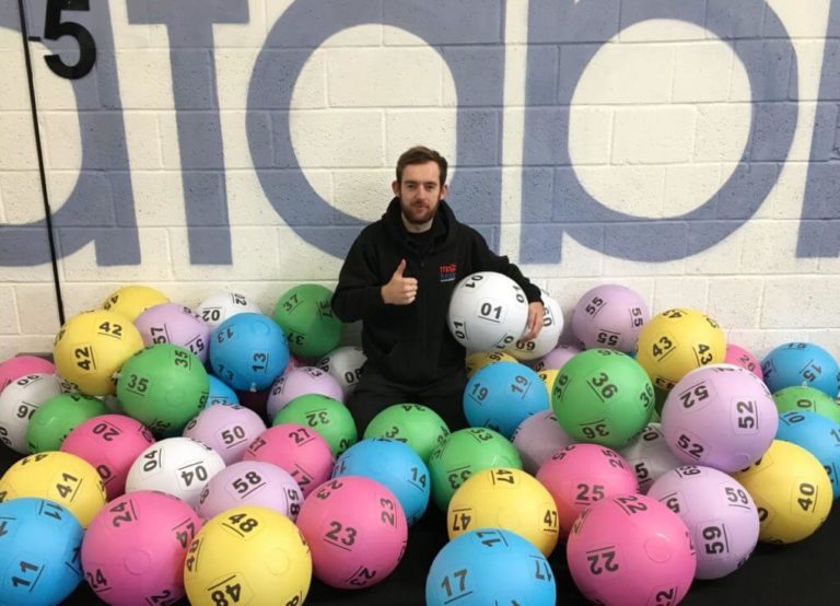 Inflatable National Lottery Numbers