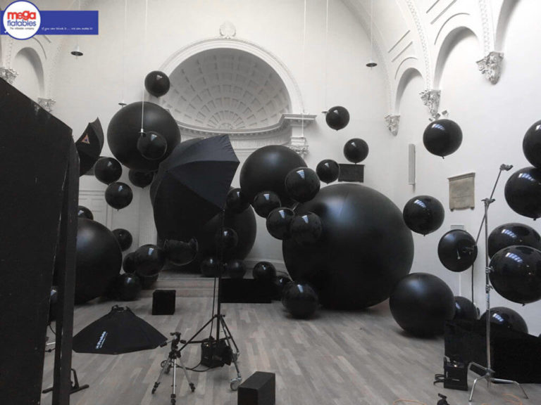 Black Inflatable Spheres