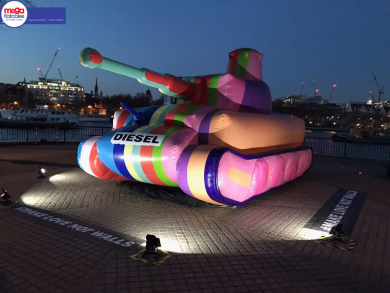 Inflatable Coloured Tank