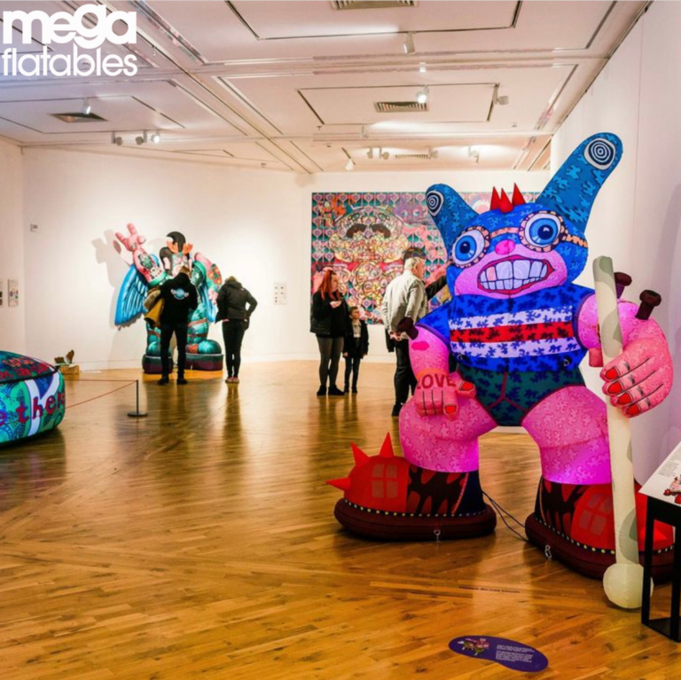 Inflatable Art in a gallery