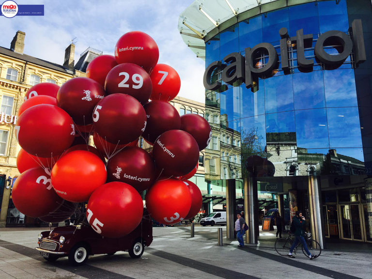 Welsh National Lottery Promotional Inflatable Spheres