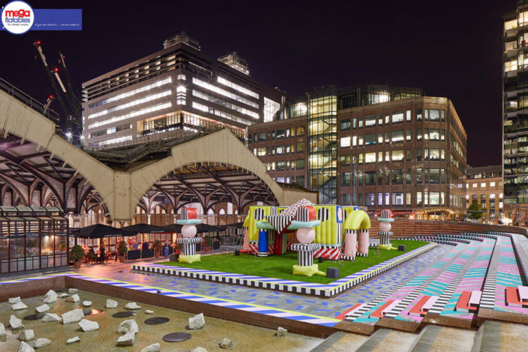 Giant Inflatable Geometric Castle Liverpool Street