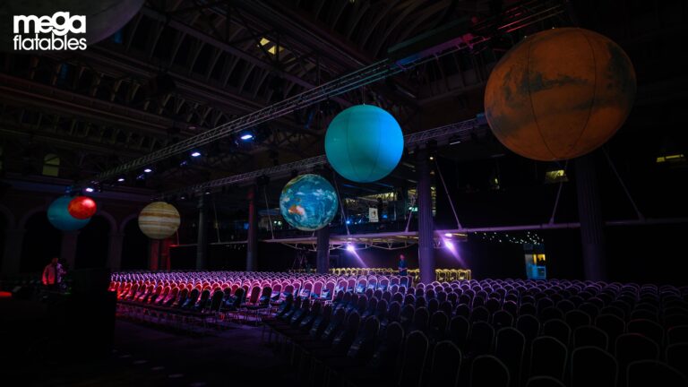 Glow inflatable planets