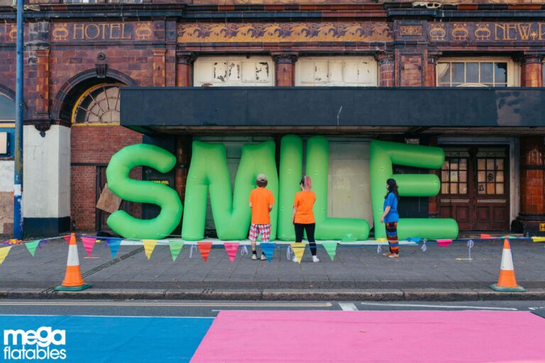 inflatable letter art