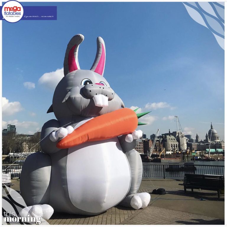 Giant Inflatable Animals for Hire, Giant Rabbit Inflatable by Megaflatables