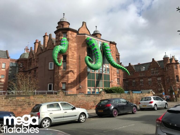 Giant Halloween inflatable tentacle's